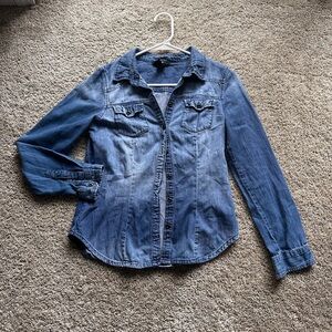 H&M Blue Denim Shirt